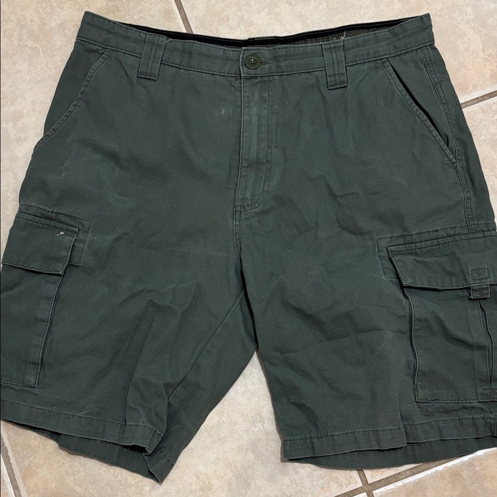 Men's Boy Scouts Green Cargo Shorts